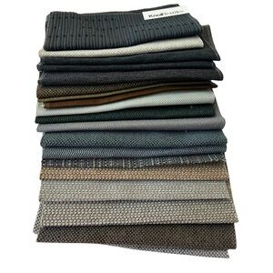 20 Designer Black and Grey Upholstery Fabric Swatches | Quilting Crafts Sewing
